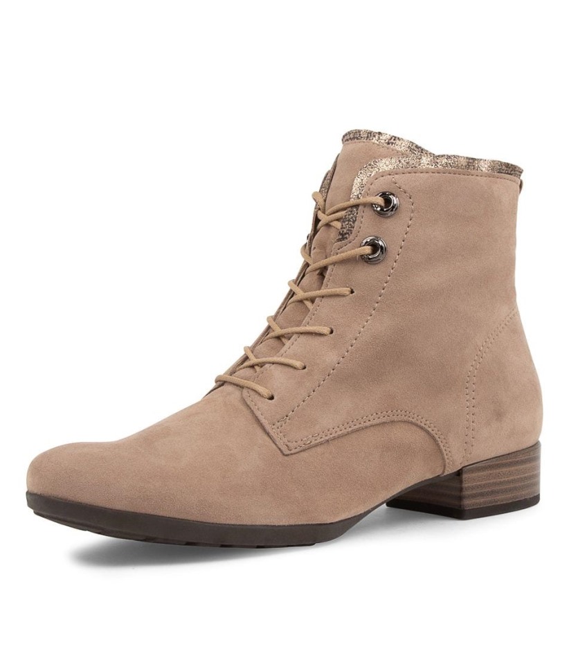 Gabour | Bottines Exclusives En Daim Pisa Sabbia
